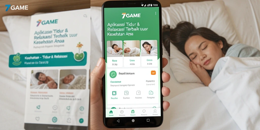 Antarmuka menenangkan dan fitur relaksasi dari 7GAME.