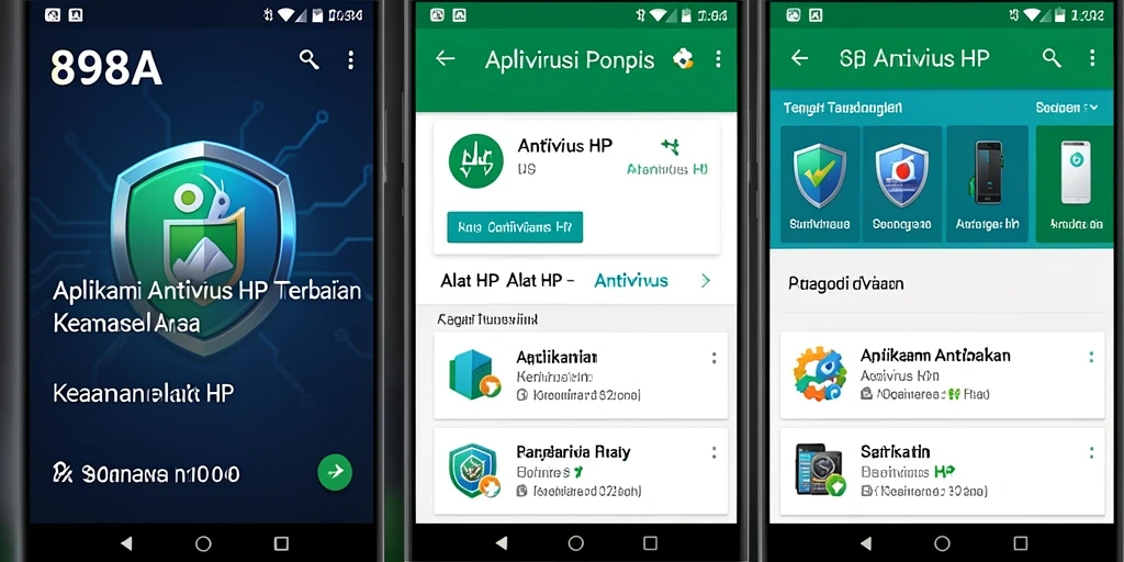 Tampilan antarmuka 898A yang intuitif dan mudah digunakan.