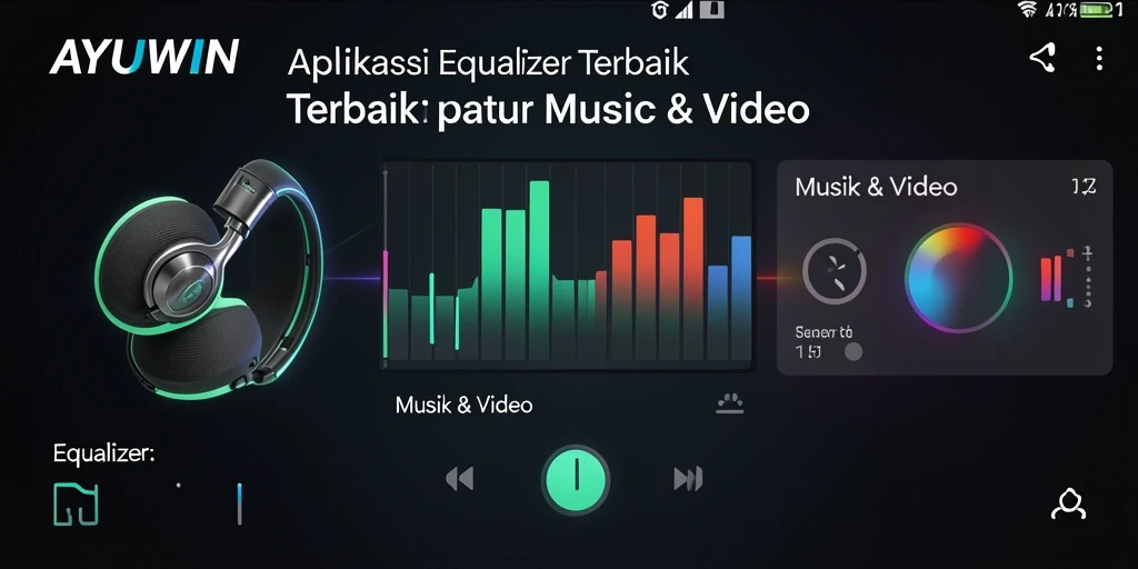 Antarmuka AYUWIN yang intuitif dengan kontrol equalizer yang lengkap.