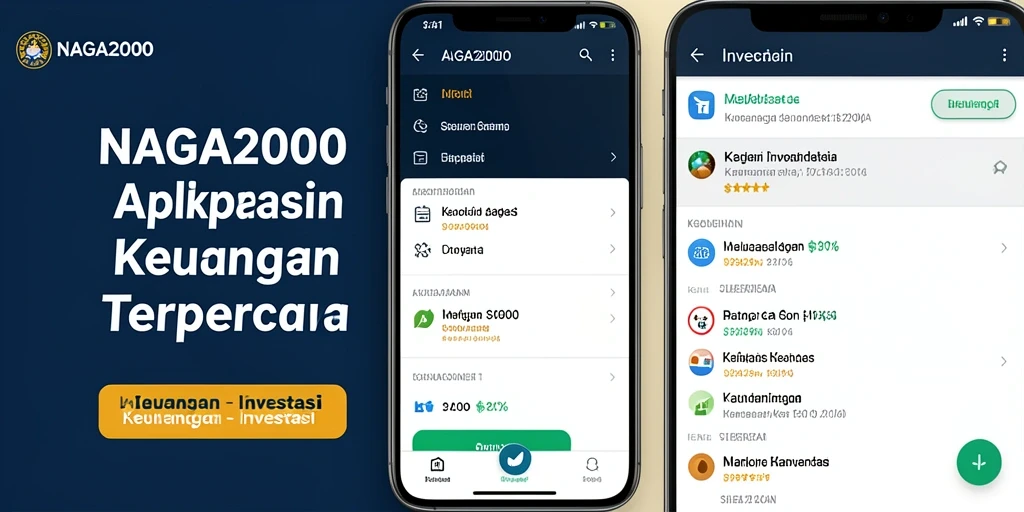Tampilan antarmuka aplikasi NAGA2000 yang modern dan informatif.
