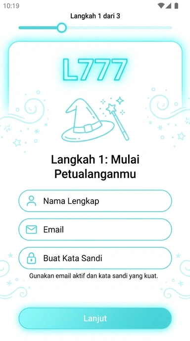 Cara Mudah Registrasi Akun l777 untuk Android